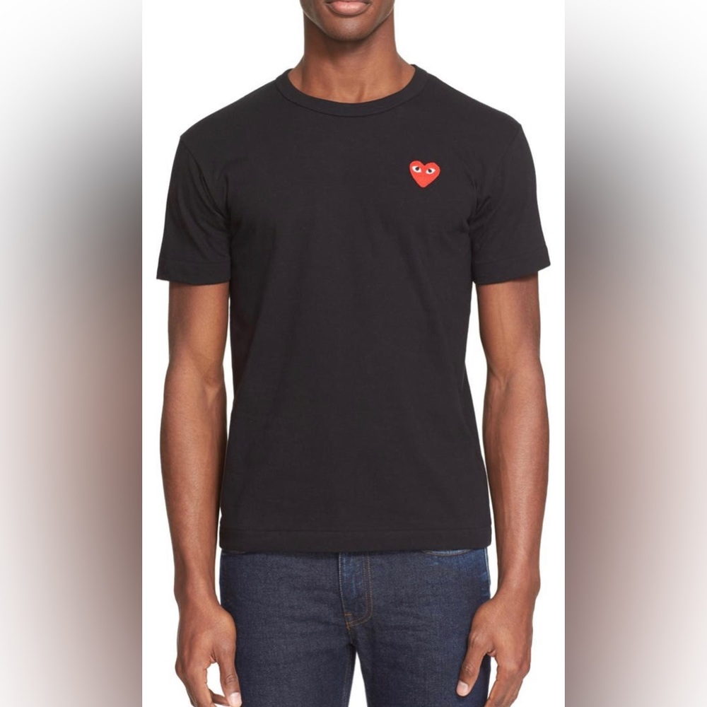 Comme Des Garçons Play Cotton Jersey Tshirt